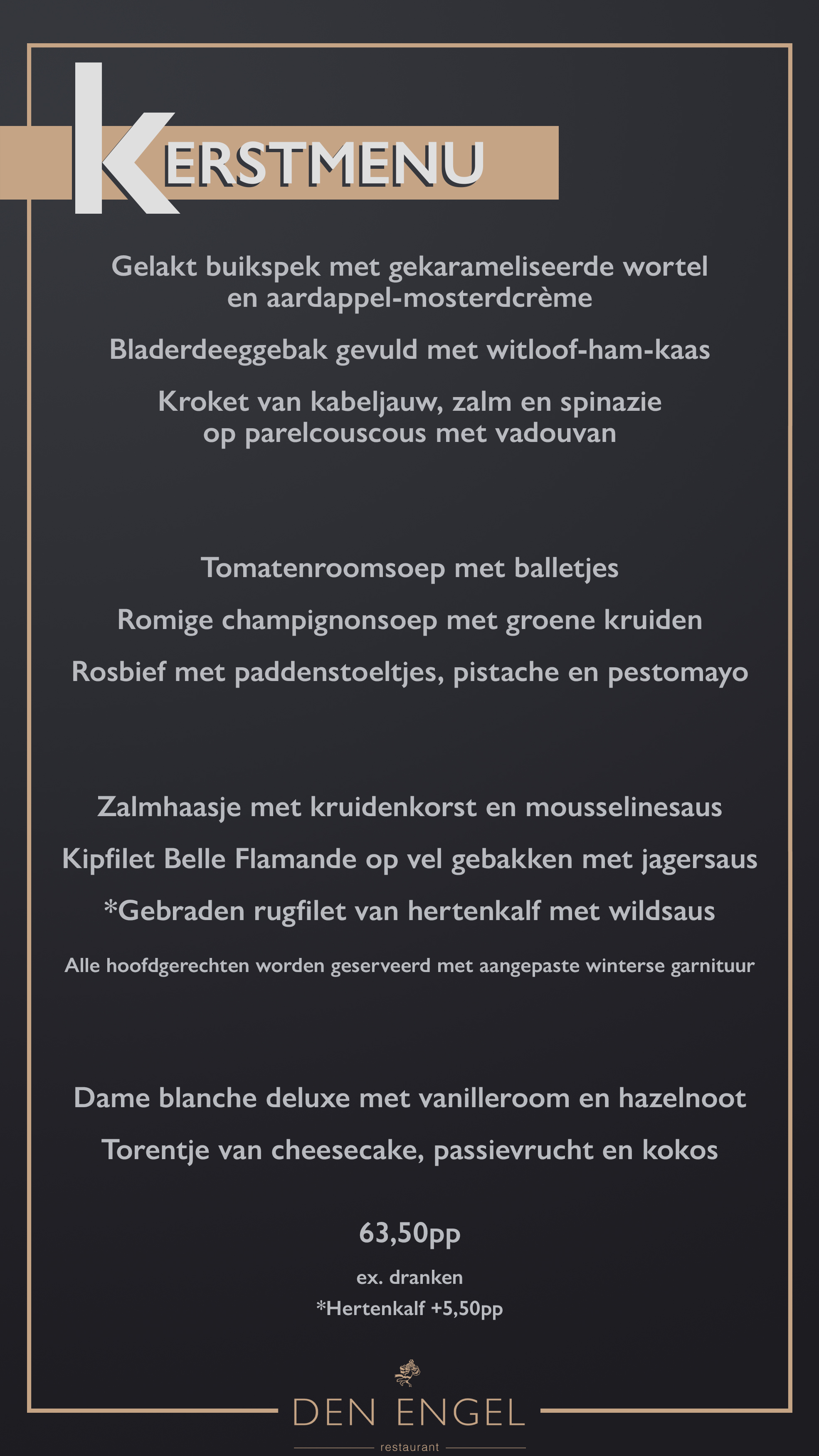 Kerstmenu 2026